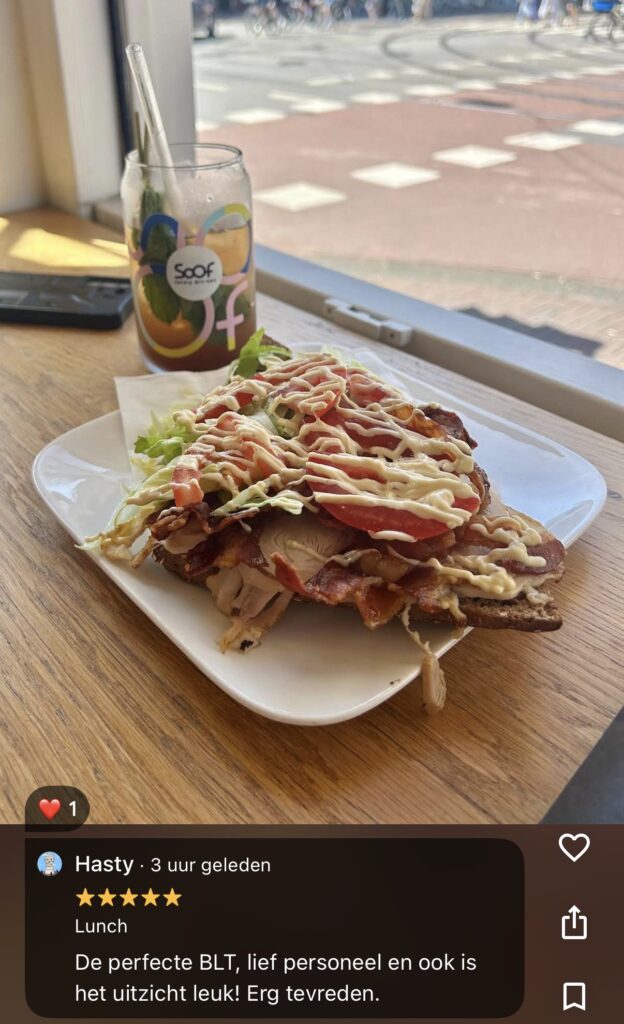 Lunch Amsterdam-West met vers belegd broodje bij Bakery Café Lupin